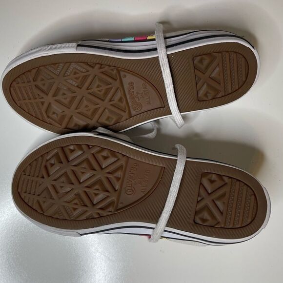 Girls Junior Converse Unicorn Rainbow CTAS Hi Sneakers Style: 663994C‎ Size US 2 - Picture 6 of 6